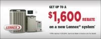 Receive up to a $1,600 Rebate on a New Lennox™ System 